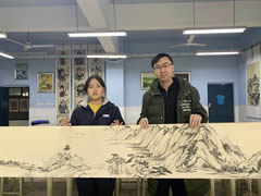 【本事】妙手丹青！綿陽(yáng)12歲女生臨摹《富春山居圖》