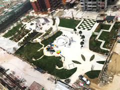 工程進(jìn)度播報(bào) | 中庭園林實(shí)景呈現(xiàn)，地下車位初見雛形！